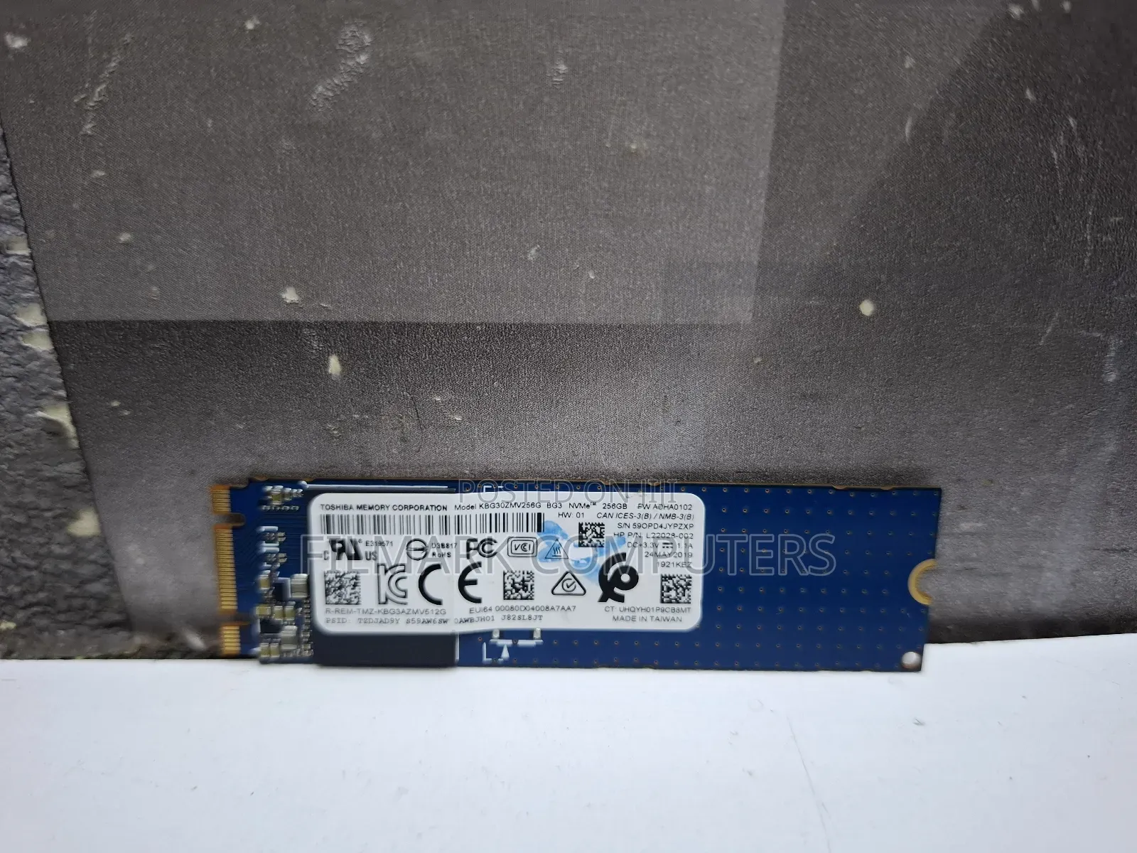 Toshiba 256gb M.2 2280 Nvme Ssd