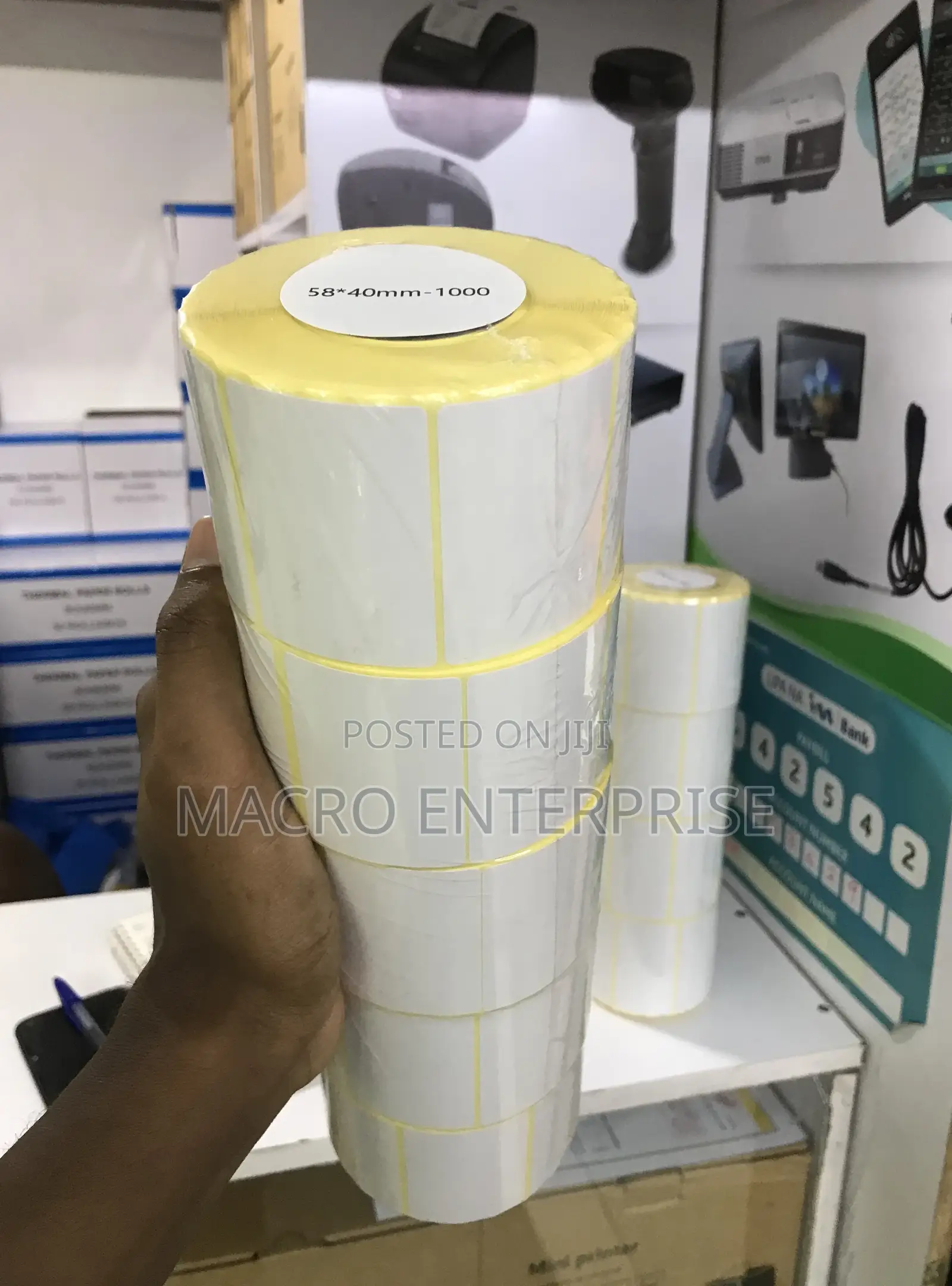 Multipurpose Thermal Stickers 58x40mm - 1000 Labels for General Use