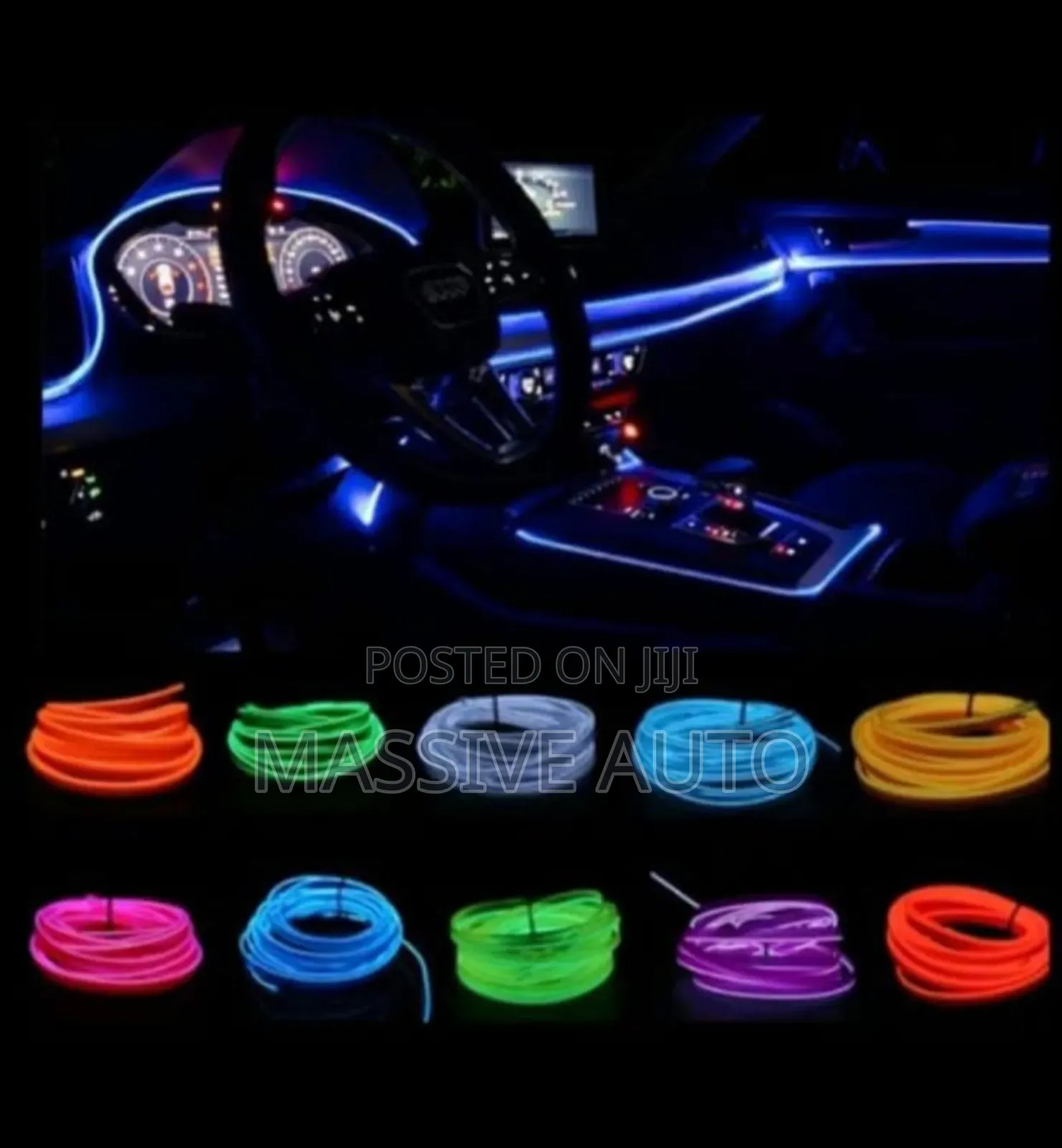 Dashboard Car Interior Led Strip Ambient Lights In Different Colours
