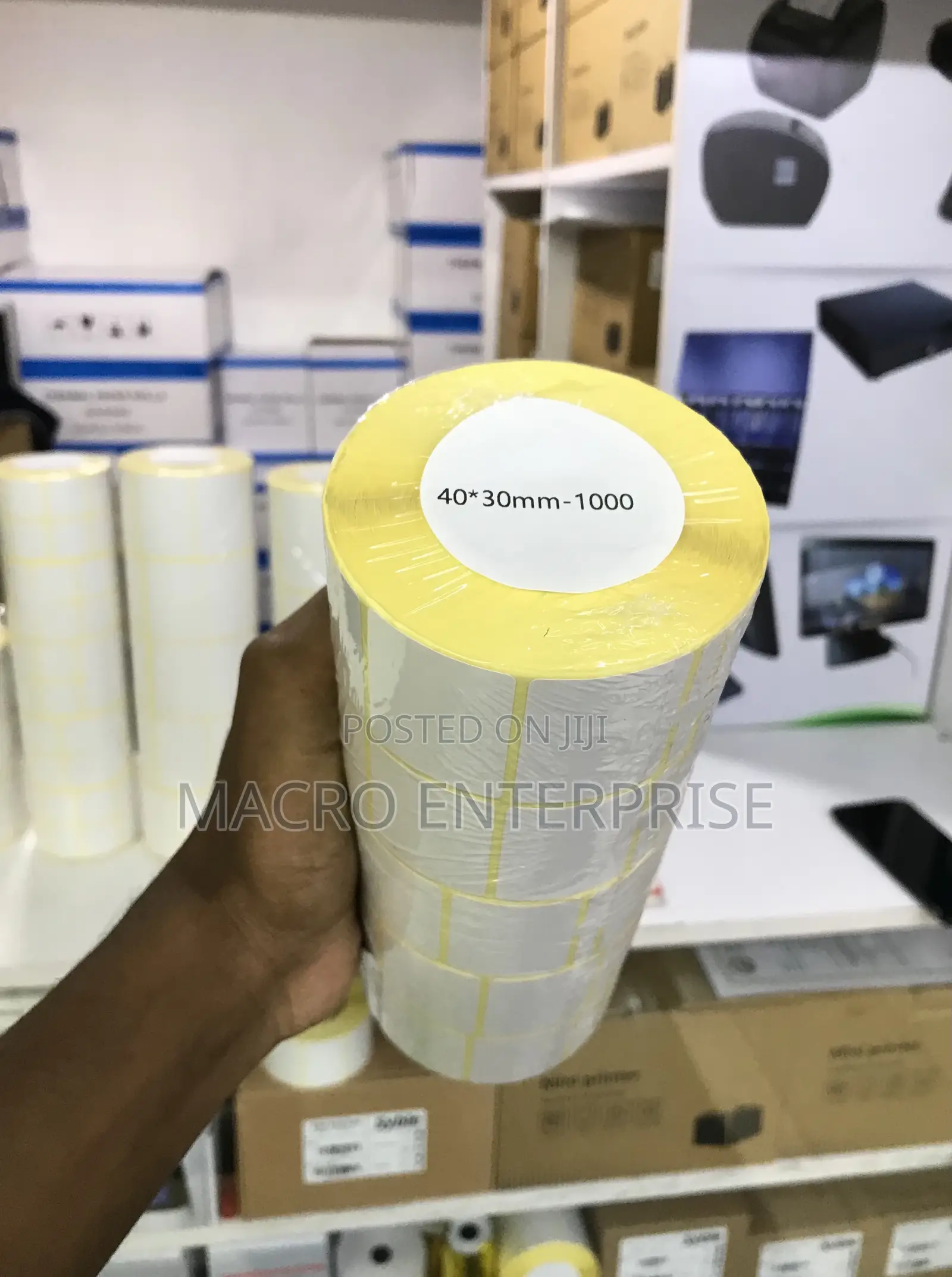 Thermal Asset Tag Labels 40mm X 30mm - 1000pcs for Inventory Tracking