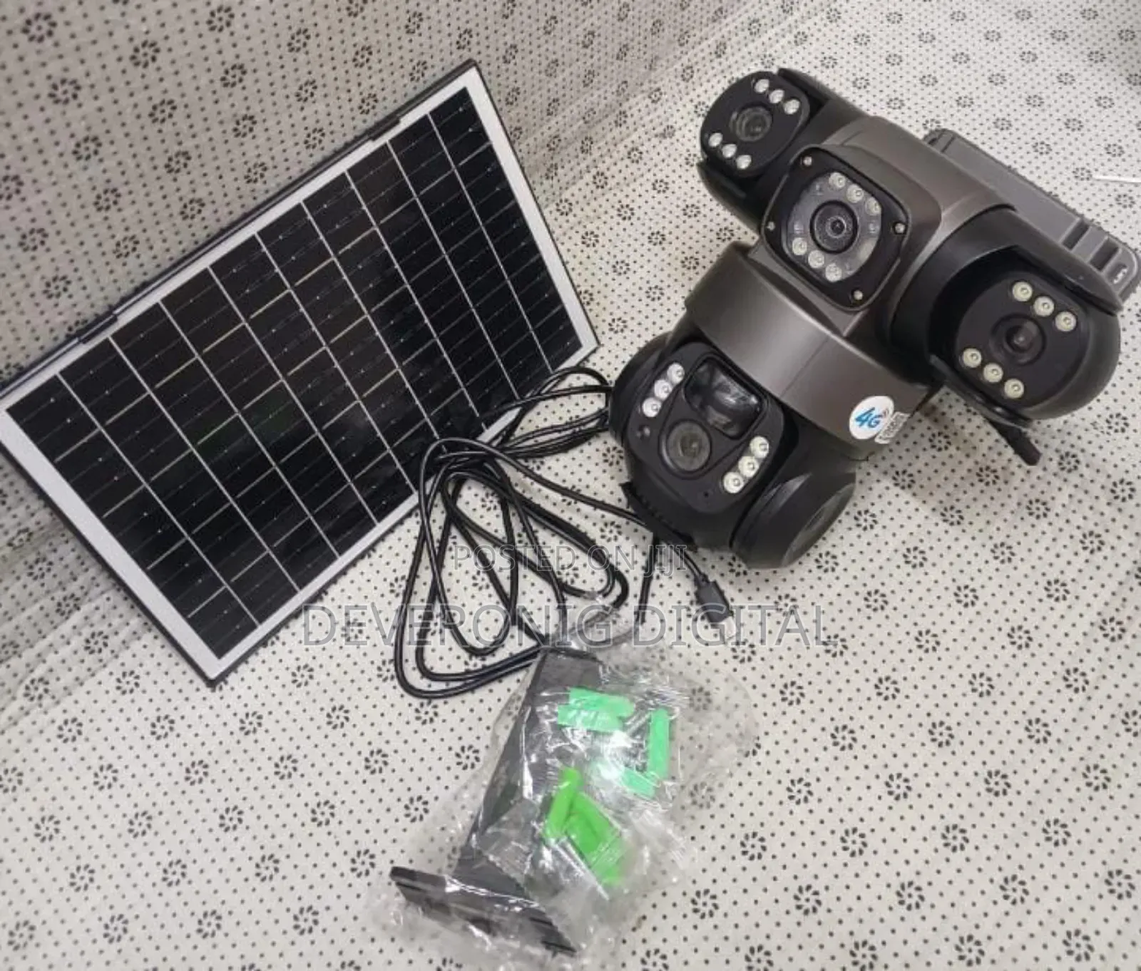 Triple Lens 4g Solar PTZ and Wifi Triple Lens