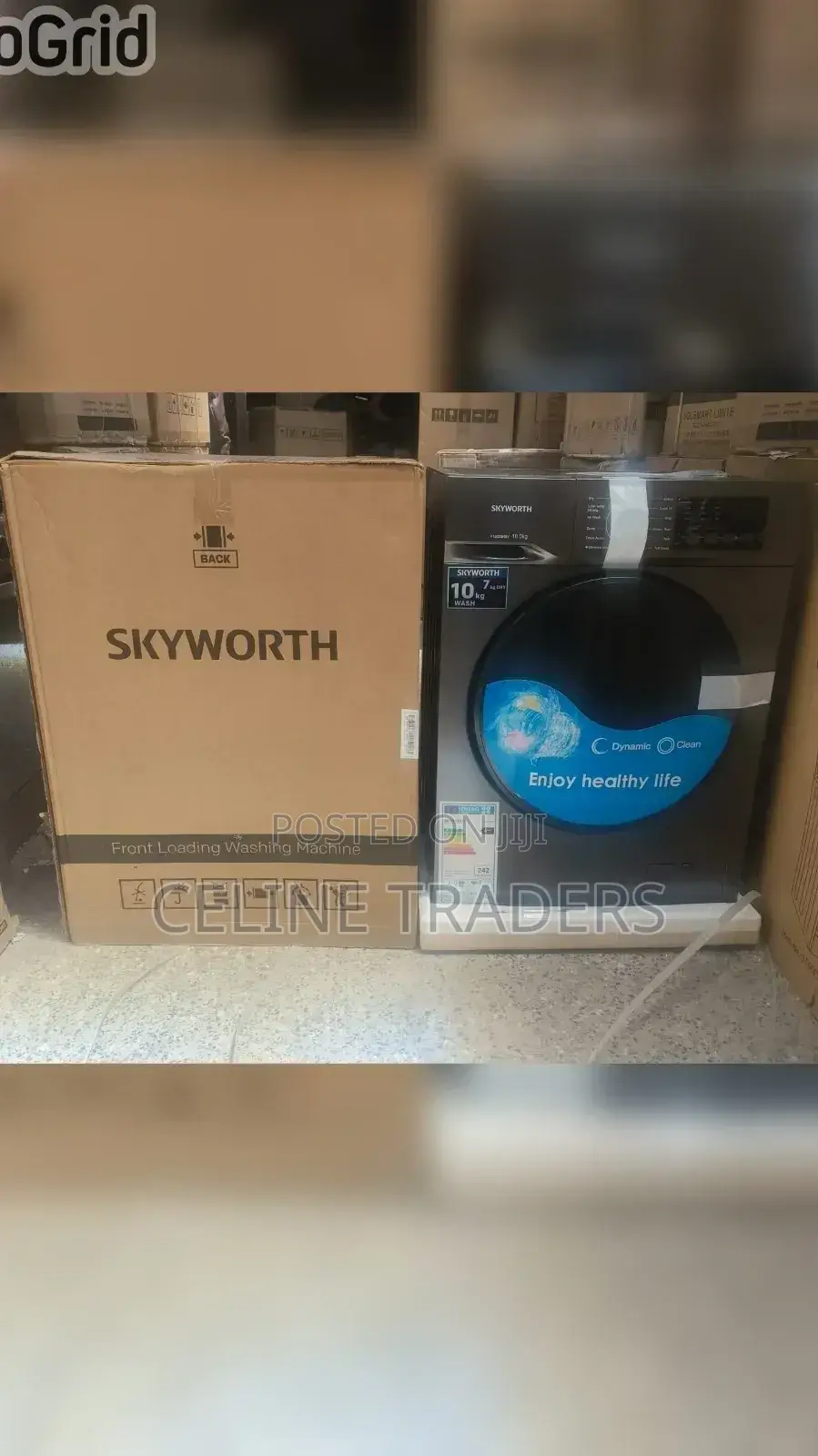 Skyworth Front-Loading 10kgwasher and 7kg Dryer