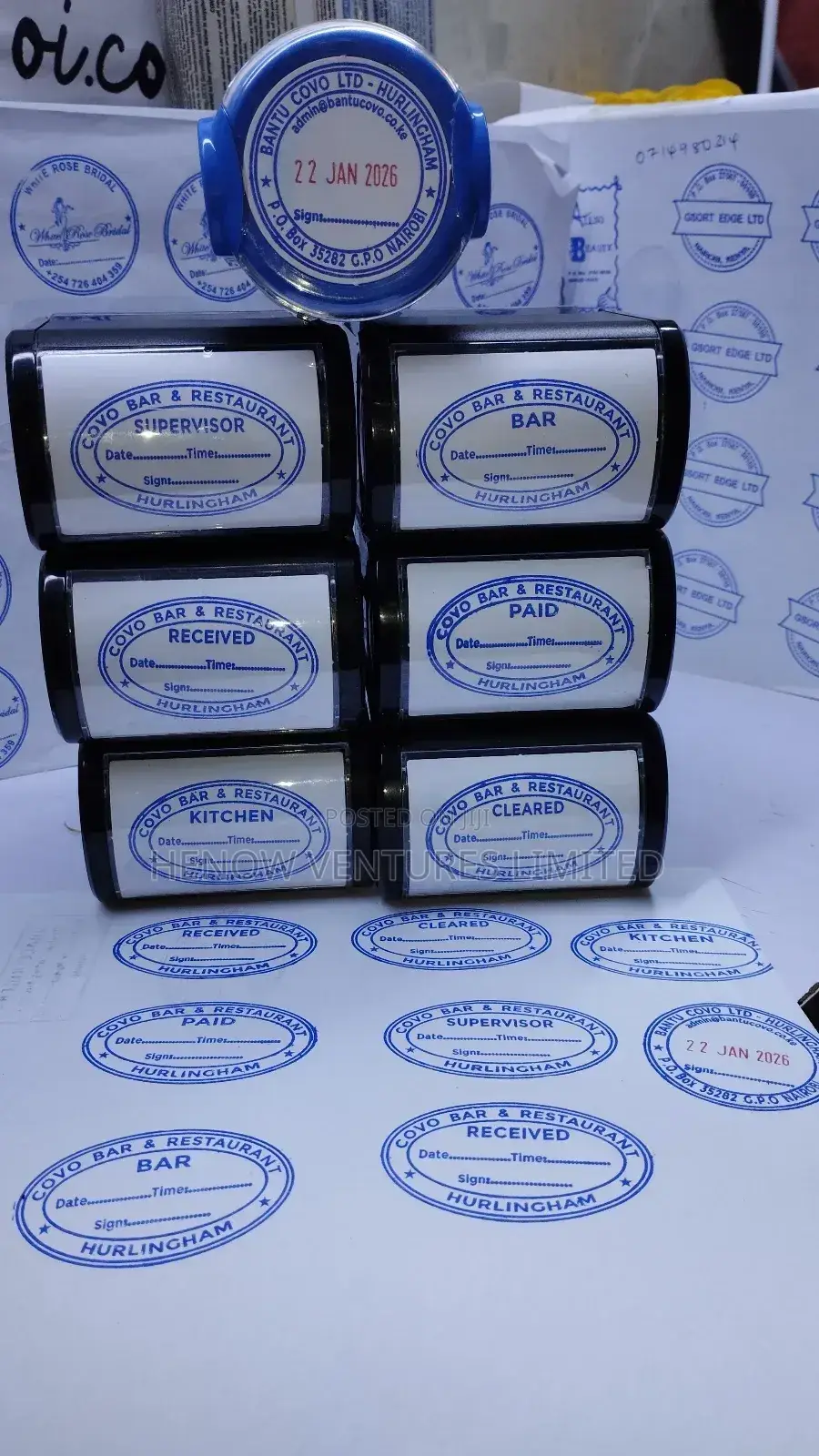 Plain Self Inking Rubber Stamps (Oval, Circular and Rectangular)