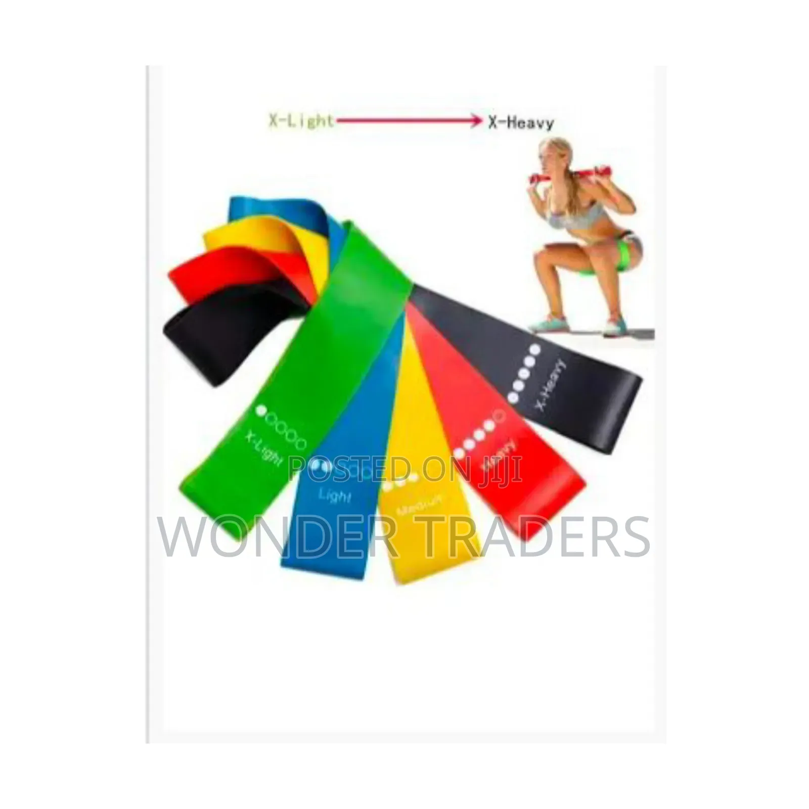 Resistance Band ,5 Piece Set
