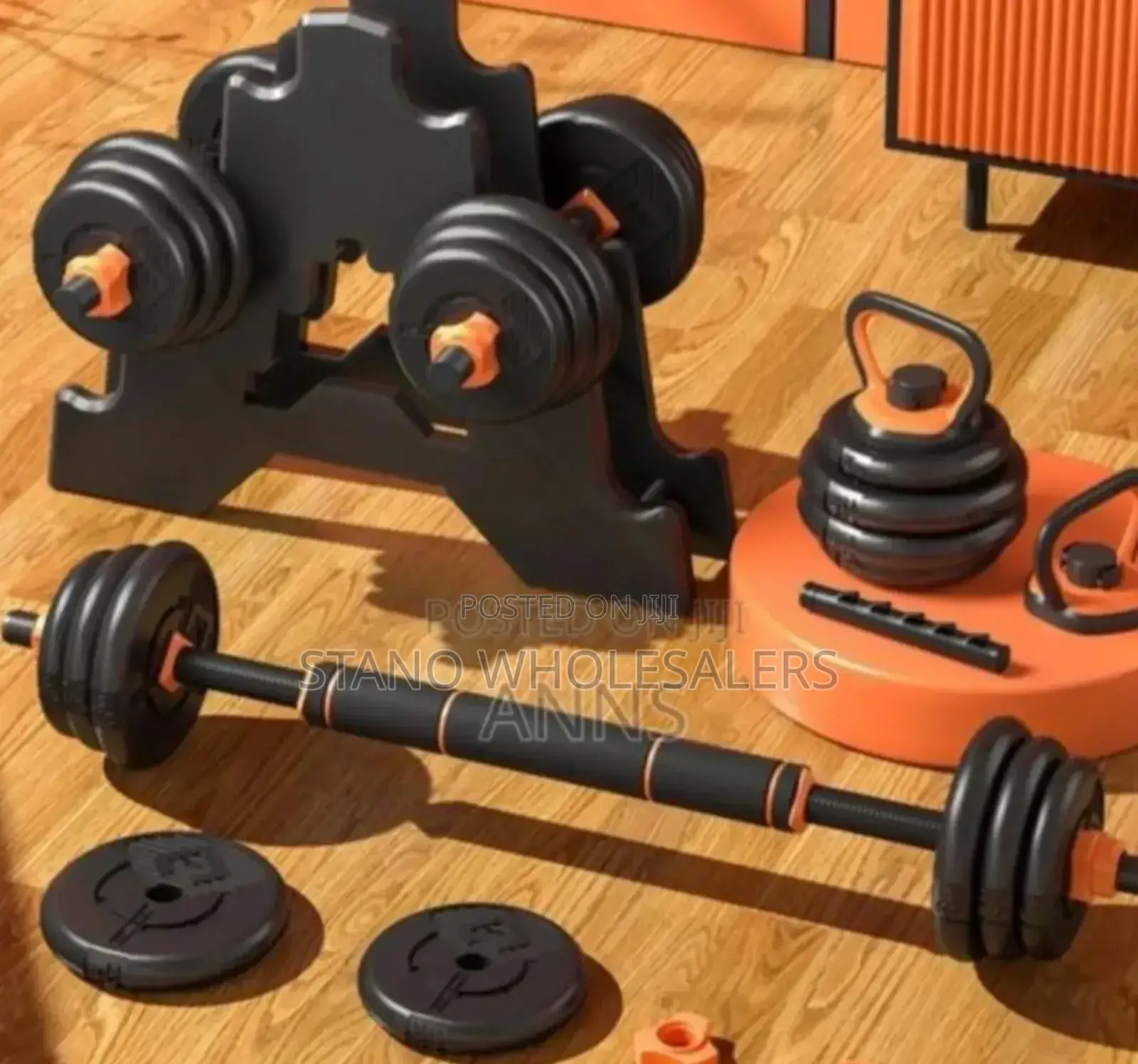 Dumbell 50kg 6 in 1