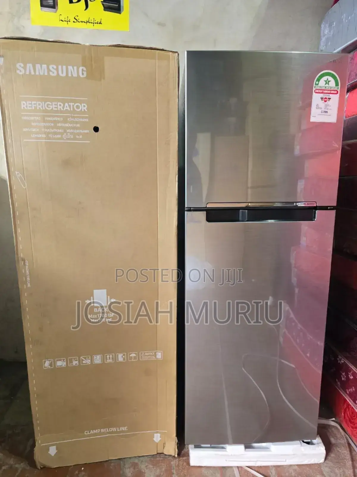 Samsung Fridge, Top Mount Freezer 2 Door, No Frost, 233l, Silver