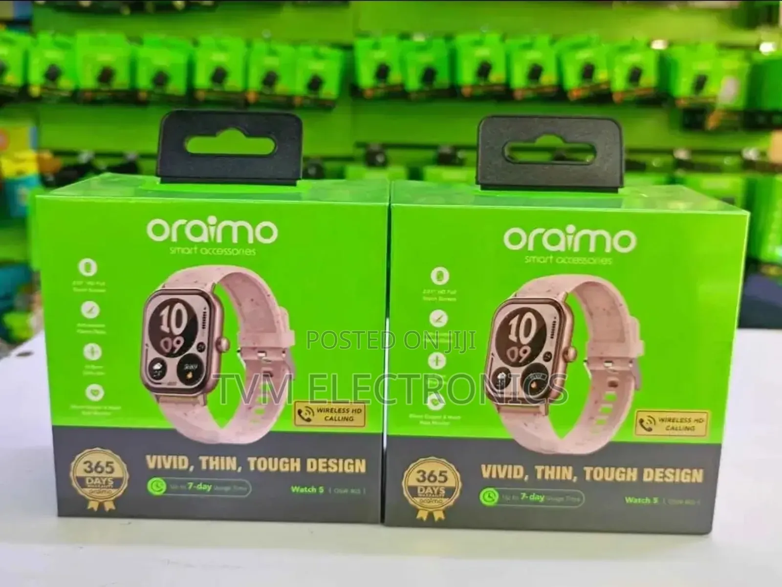 Oraimo Watch 5 2.01" Hd Panda Glass 1atm Smart Watch