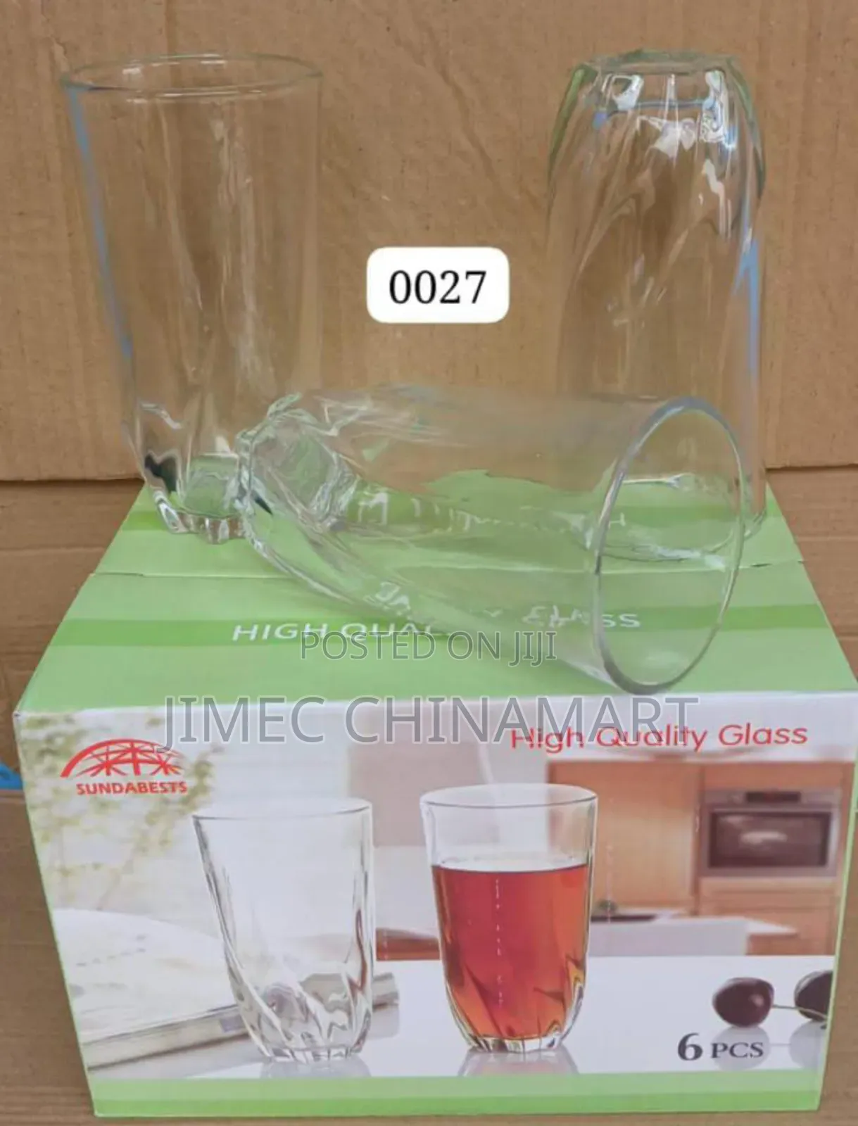 6 PCS Twisted Glasses