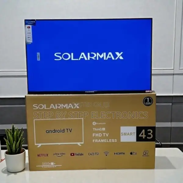 Solarmax 43 Inch Qled Smart Android Frameless TV Hd Display