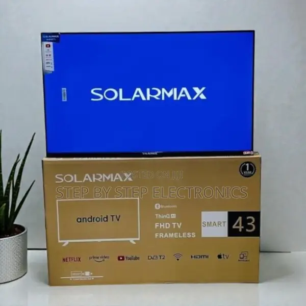 Solarmax 43 Inch Qled Smart Android Tv Crisp Picture Clear Sound
