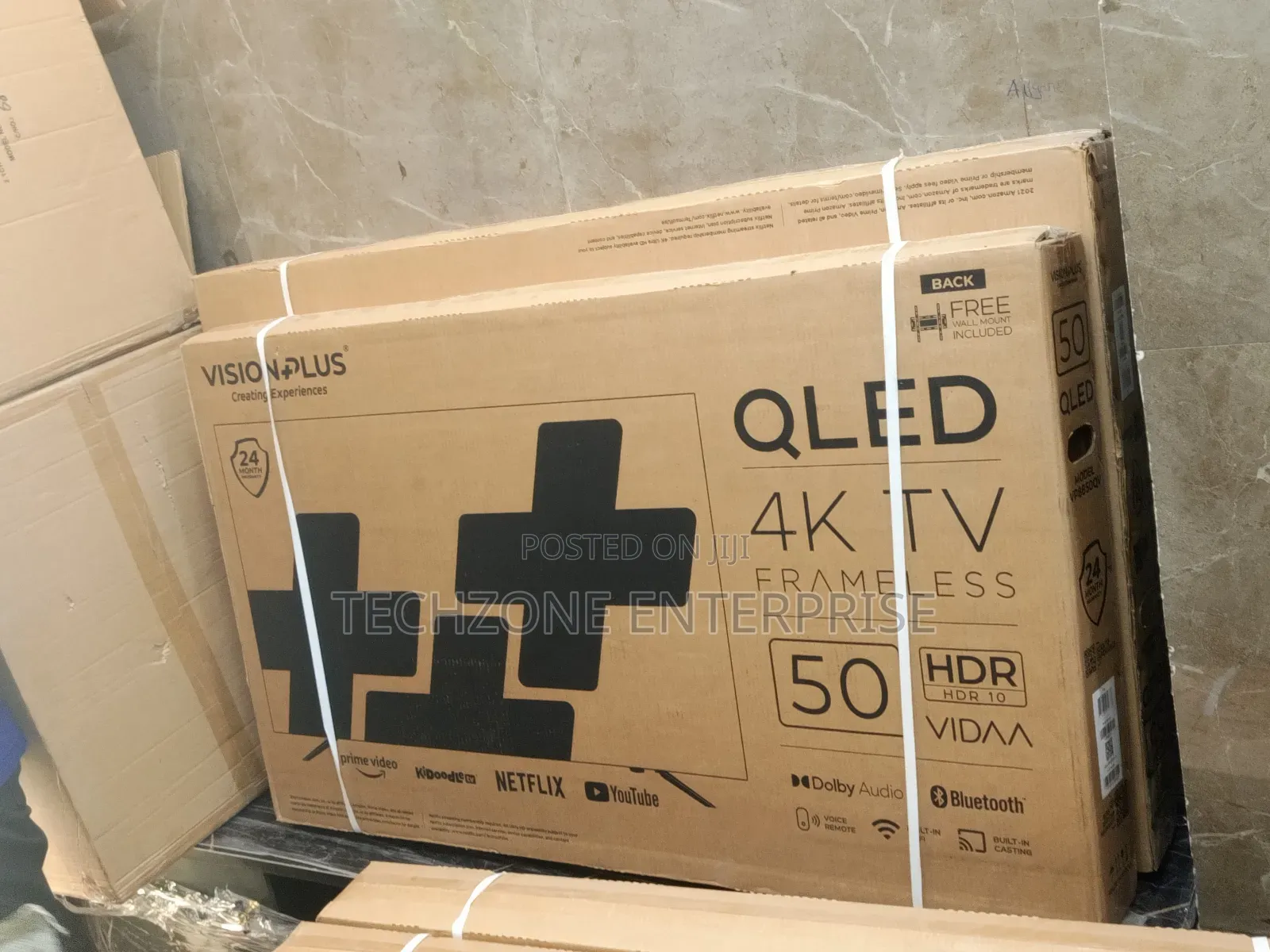 Vision Plus 50′′ Vp8850qv Qled Vidaa Tv HDR 10 