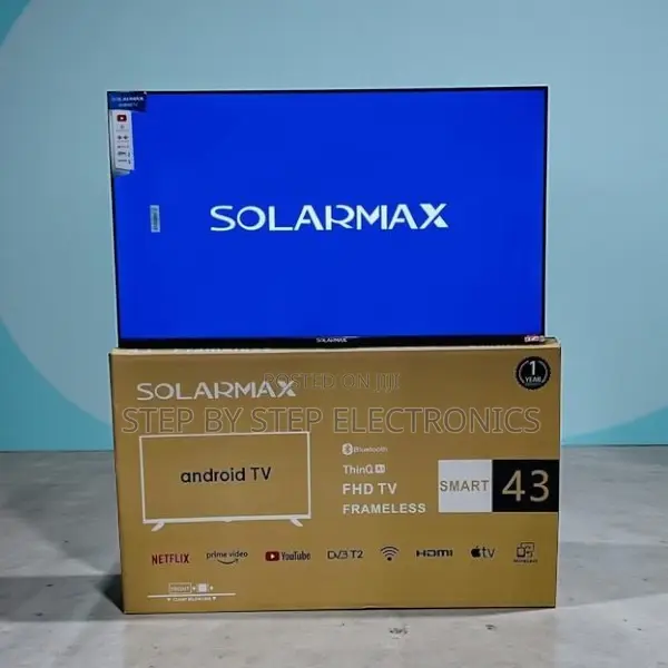 Solarmax 43 Inch Qled Smart Android Tv Netflix and Youtube Support