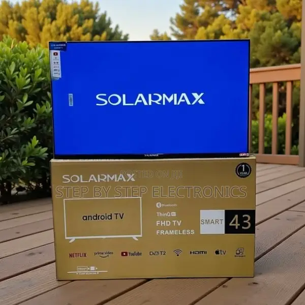 Solarmax 43 Inch Qled Smart Android Tv Clear Sound Hd Display