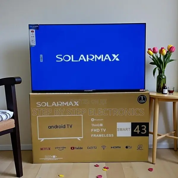 Solarmax 43 Inch Qled Smart Android Tv Bluetooth With Netflix
