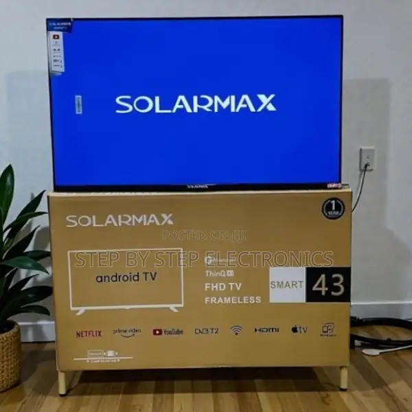 Solarmax 43 Inch Qled Smart Android Tv Bluetooth With Netflix