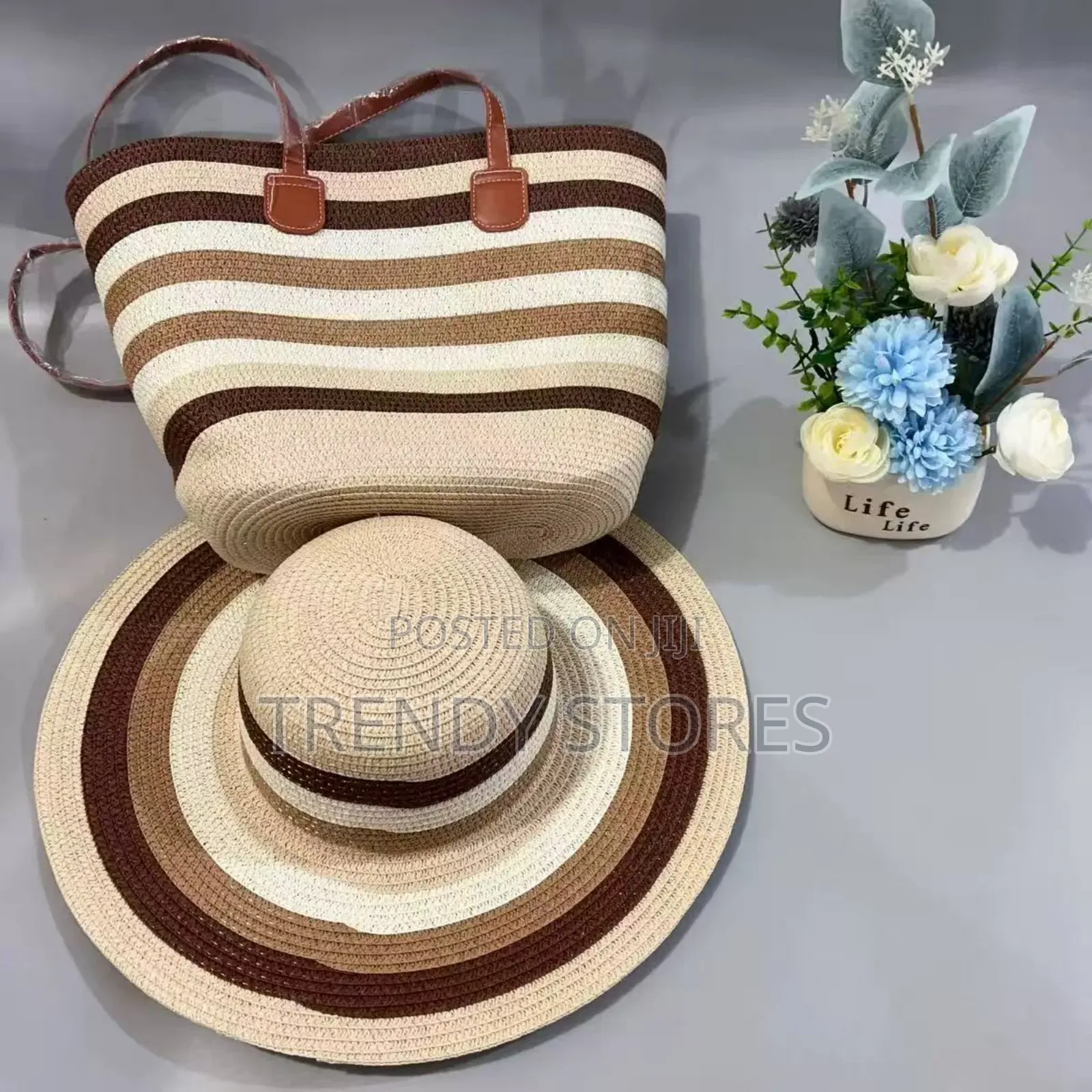 Woven Beach Bags And Hat