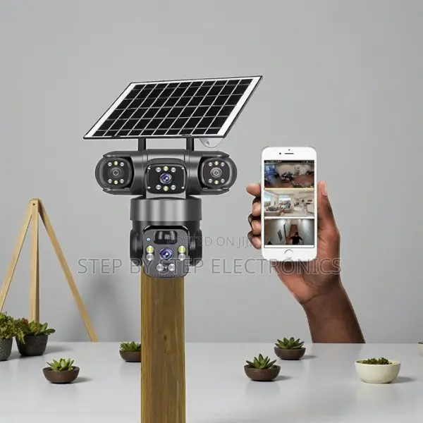 V380 Pro 20mp 4g PTZ Motion Detection Support Triple Lens Solar Camera