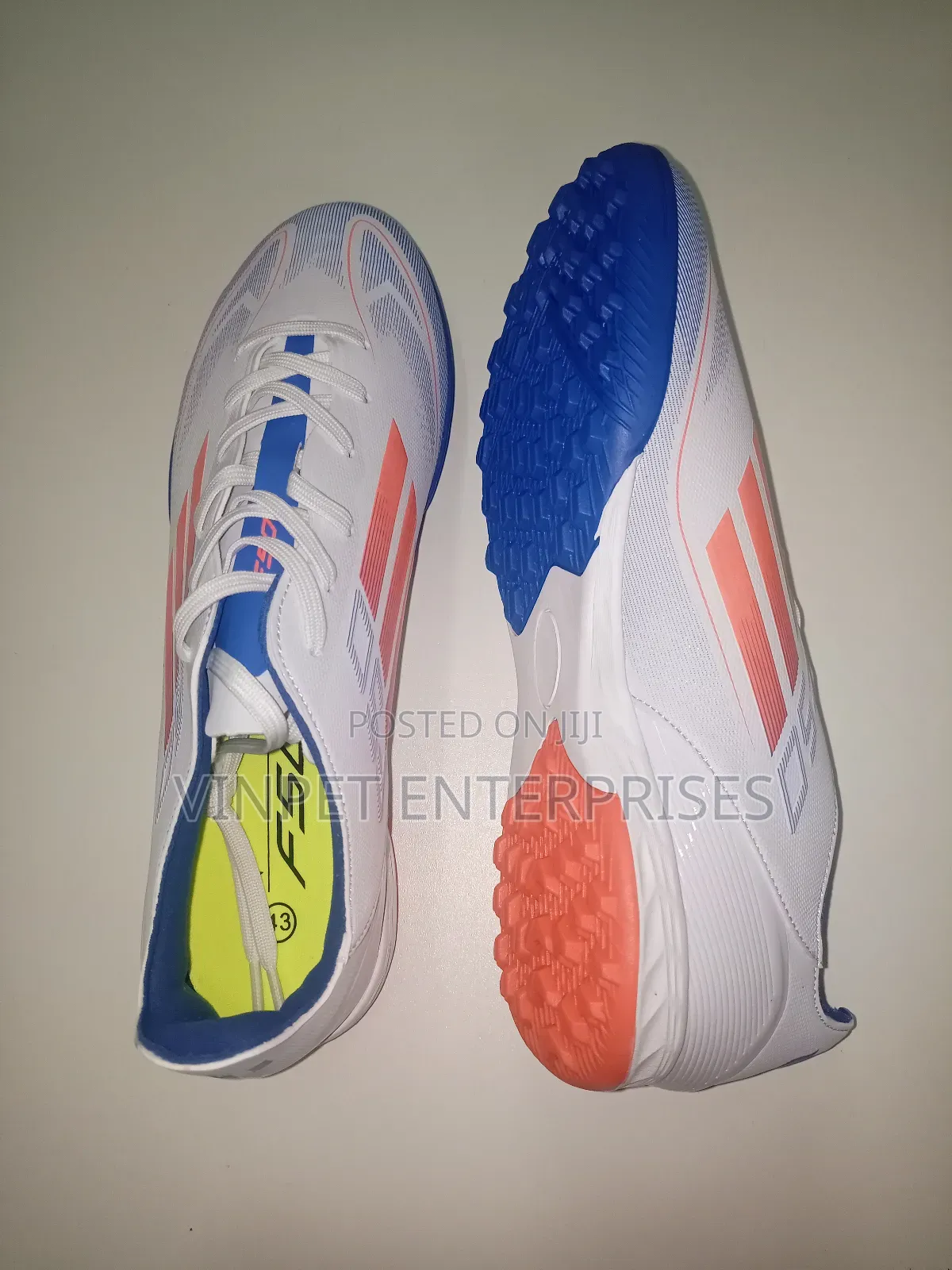 White F50 Trainers