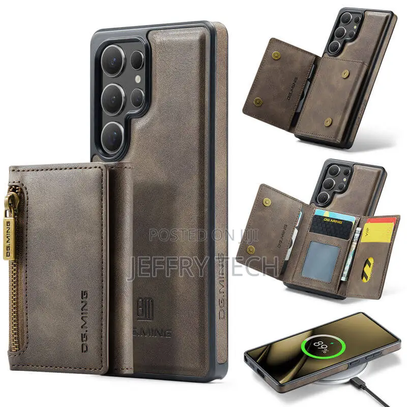 Dg.Ming Samsung Galaxy S25 Ultra 2-in-1 Wallet Case Detachable