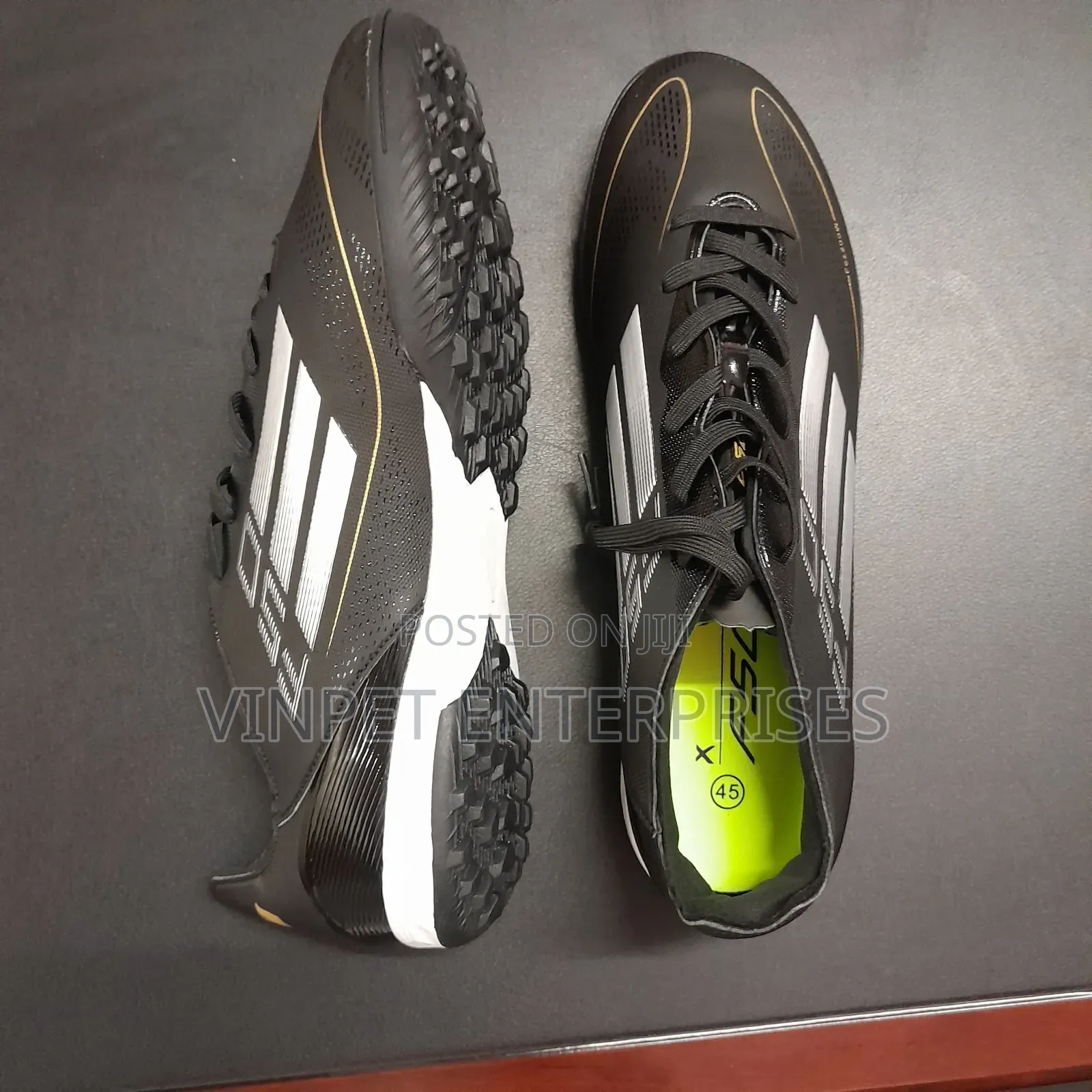 Black F50 Trainers