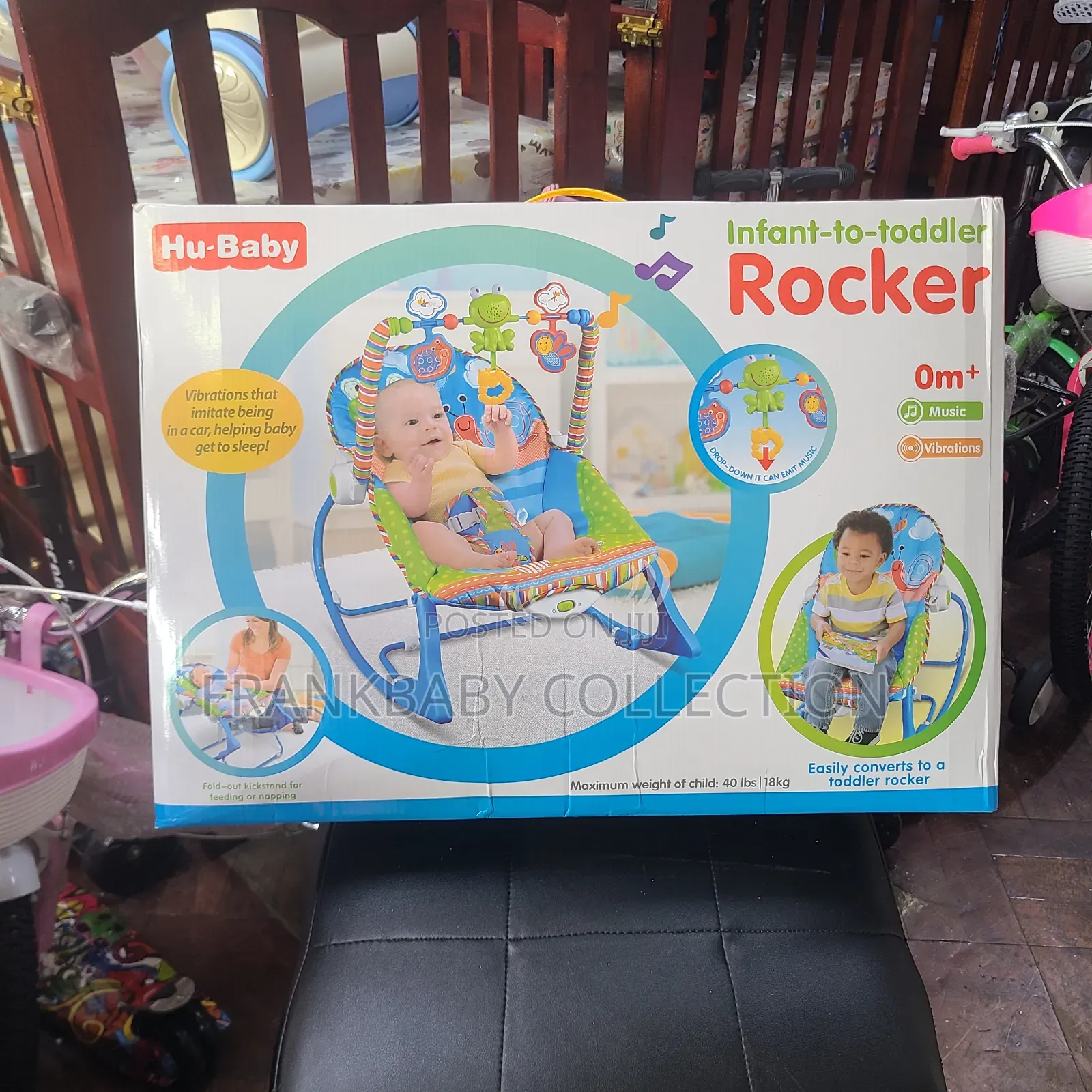 Soothing Baby Vibration Baby Rocker.