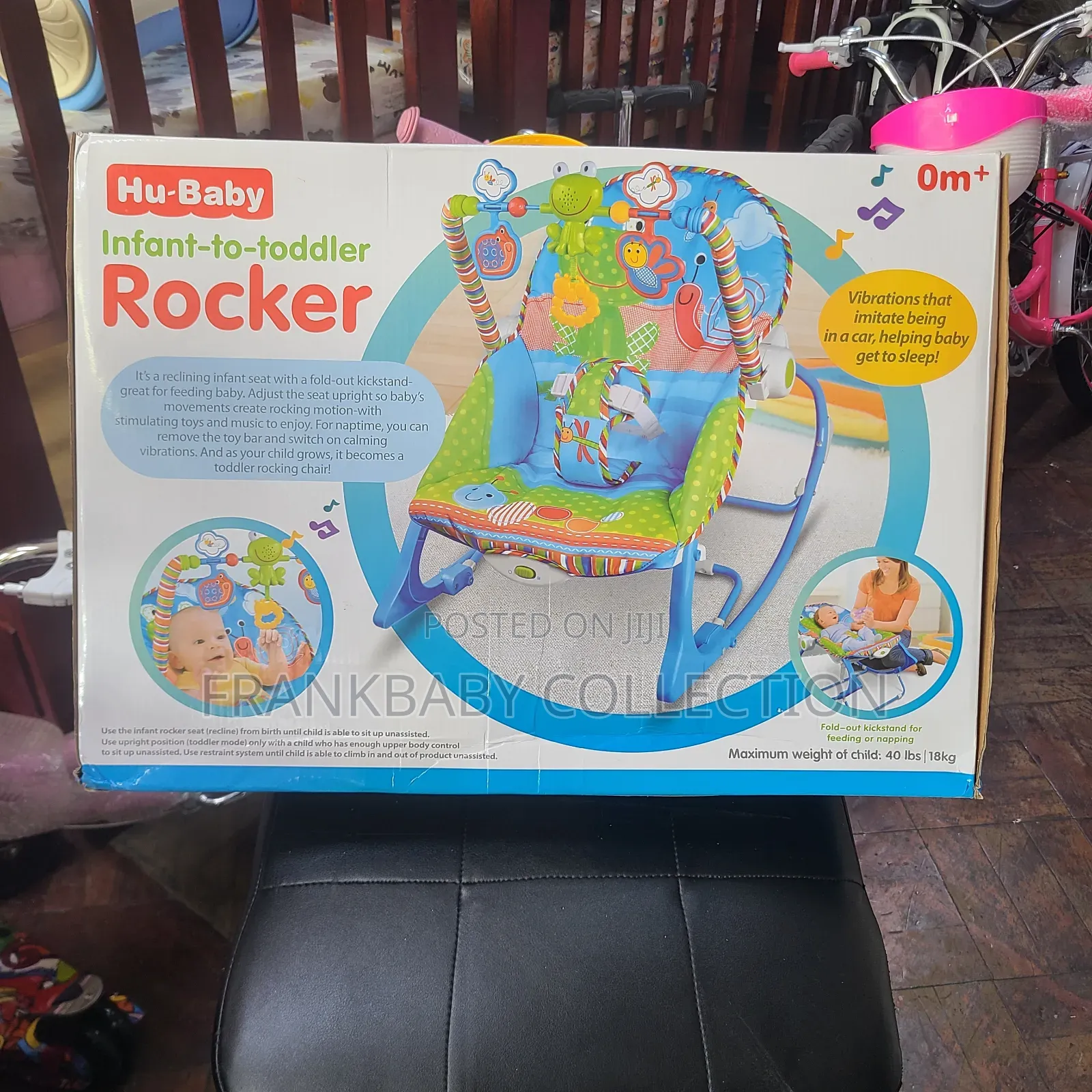 Soothing Baby Vibration Baby Rocker.