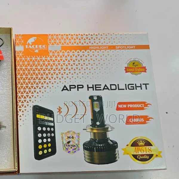 Car Led Headlight Bulb Ap-416 H4 With App for Changing Colours