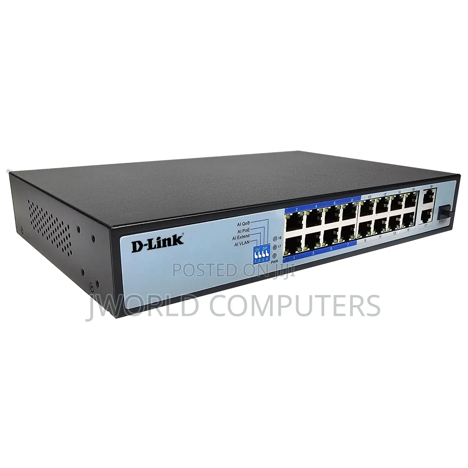 Dlink DGS-F1010p-E 250m 10-Port 1000mbps Switch