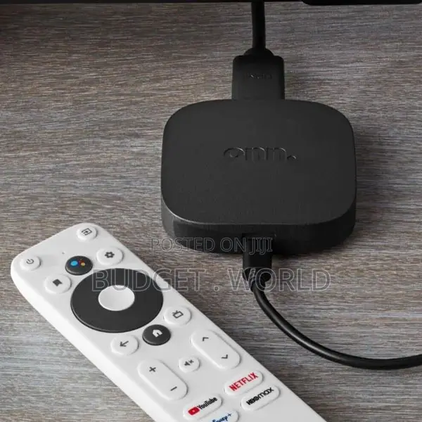 Onn. Android Tv Uhd Streaming Box - Black 2gb+8gb