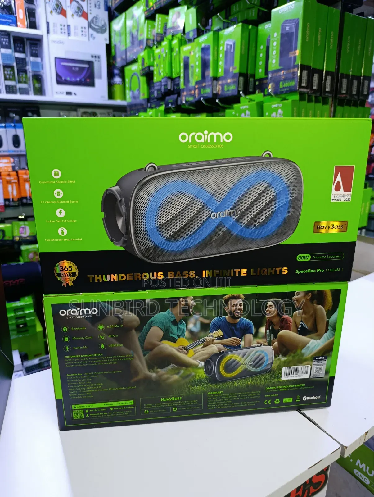 Oraimo Spacebox Pro Speaker 80w Obs-682