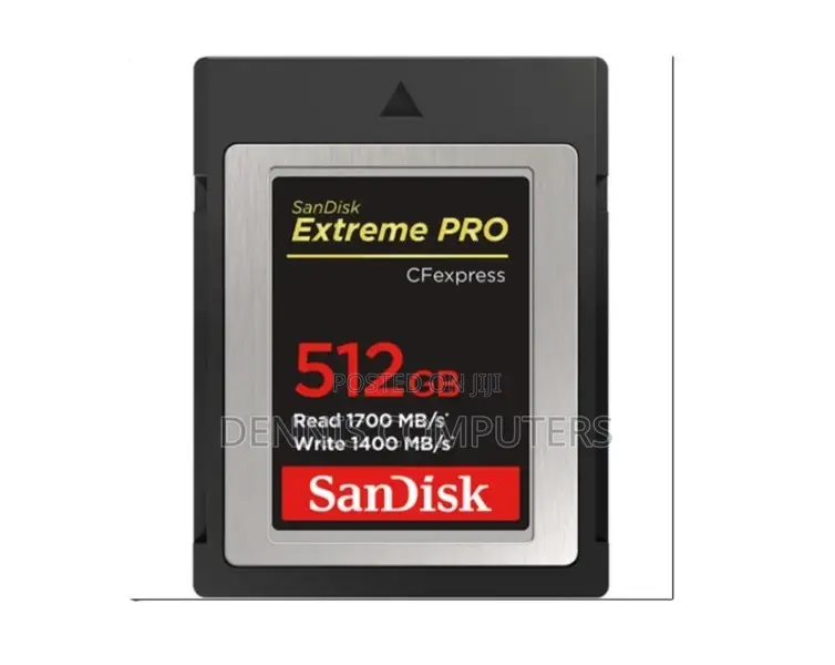 Sandisk 512gb Extreme Pro Cf Express Type B Card 1700/1400 Mb/S