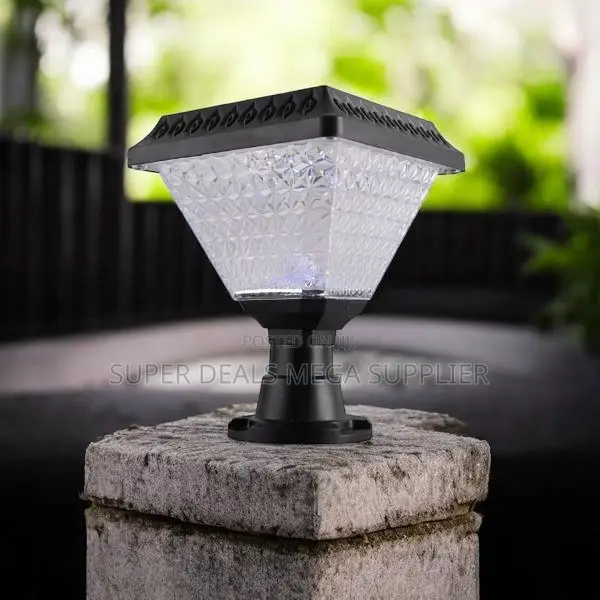 Solar Powered Outdoor Post Light for Yard and Pathway