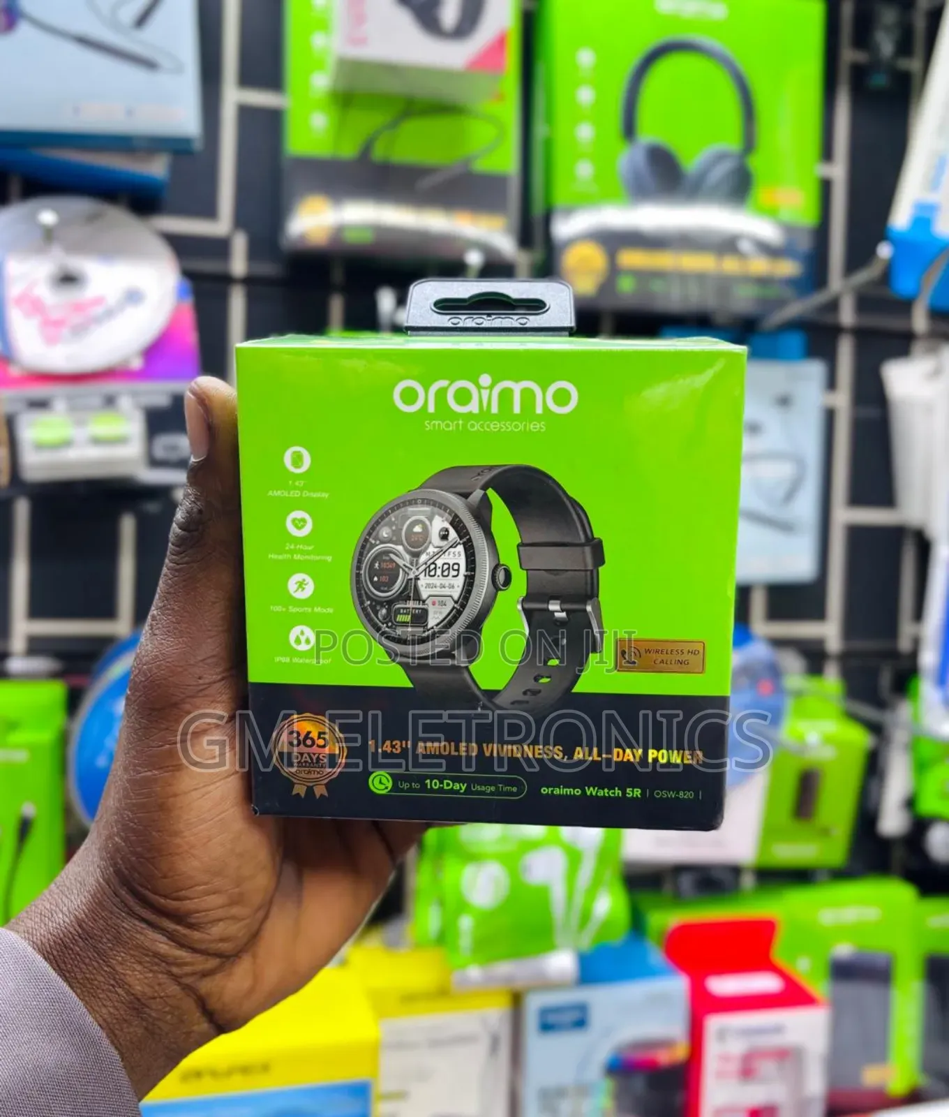 Oraimo Watch 5r (Osw-820) 1.43" Amoled Display.