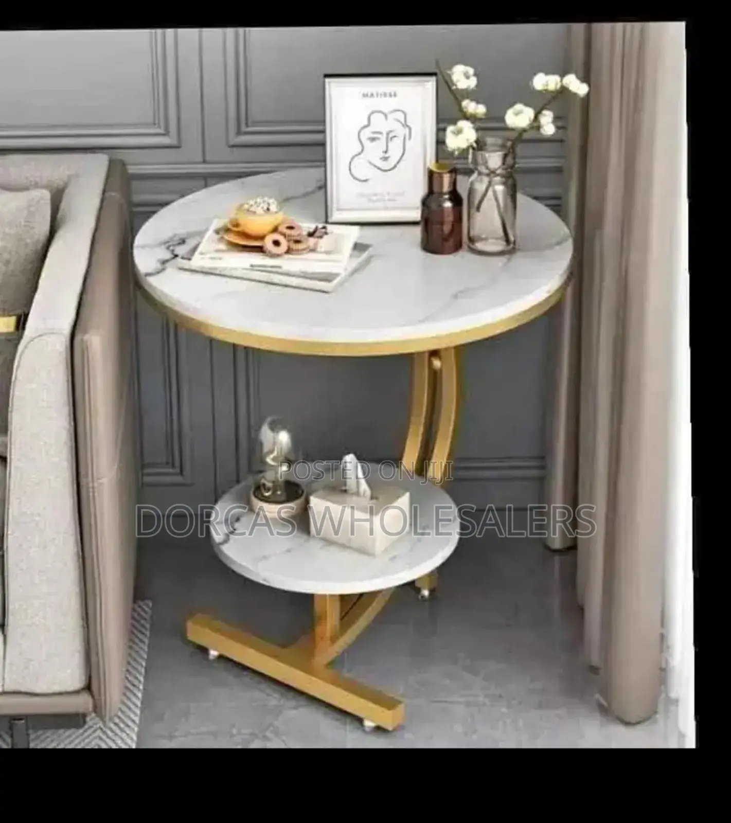 Console Table Best Quality Round Shaped