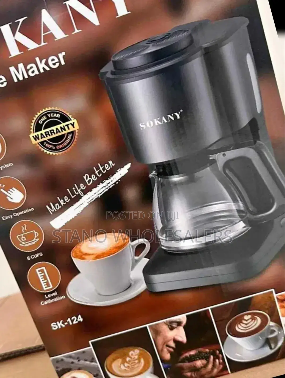 Best Coffee Maker Srk124qw Sokany
