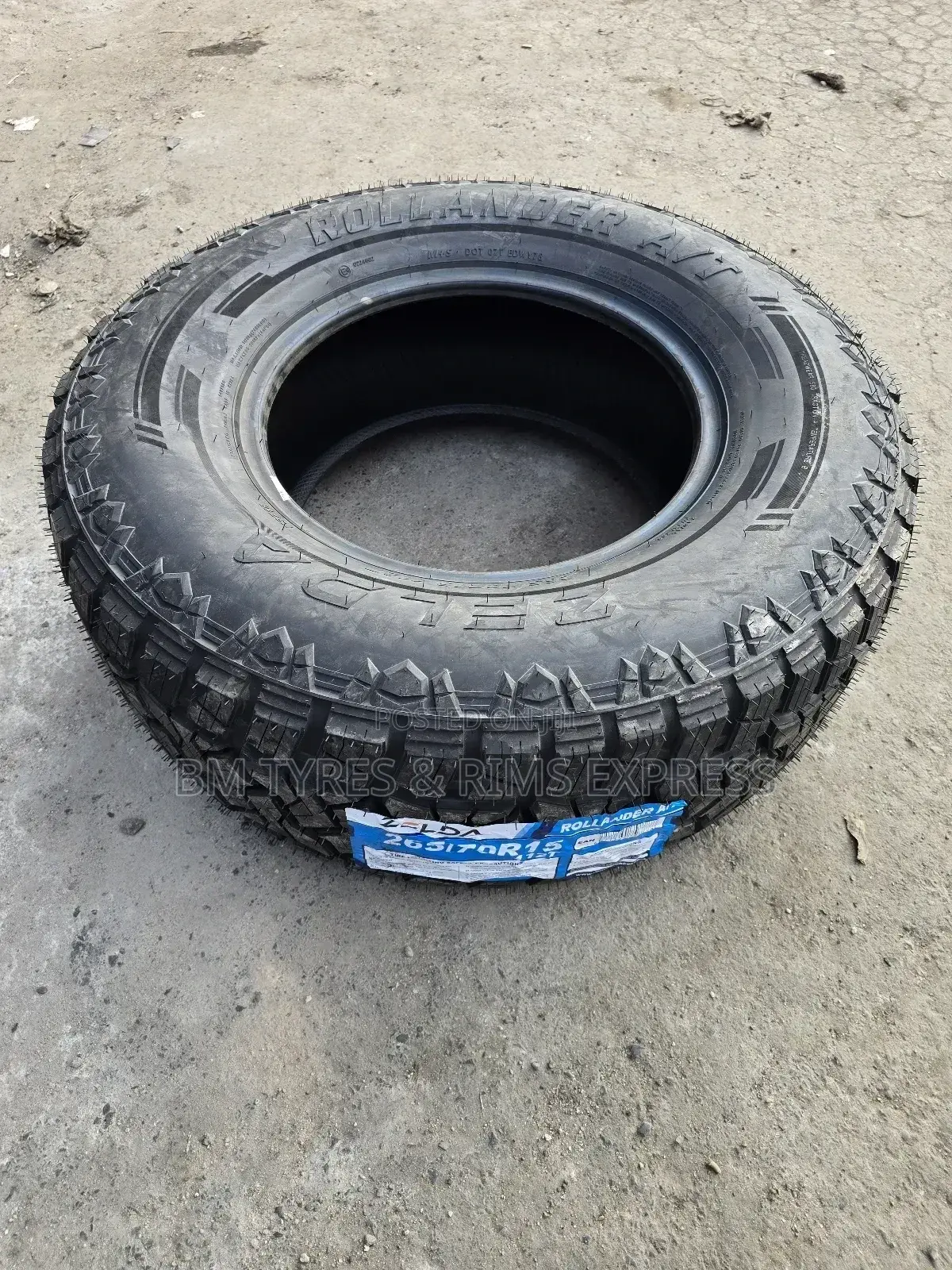 265 /70 R15 Zelda Tyres (All Terrein)