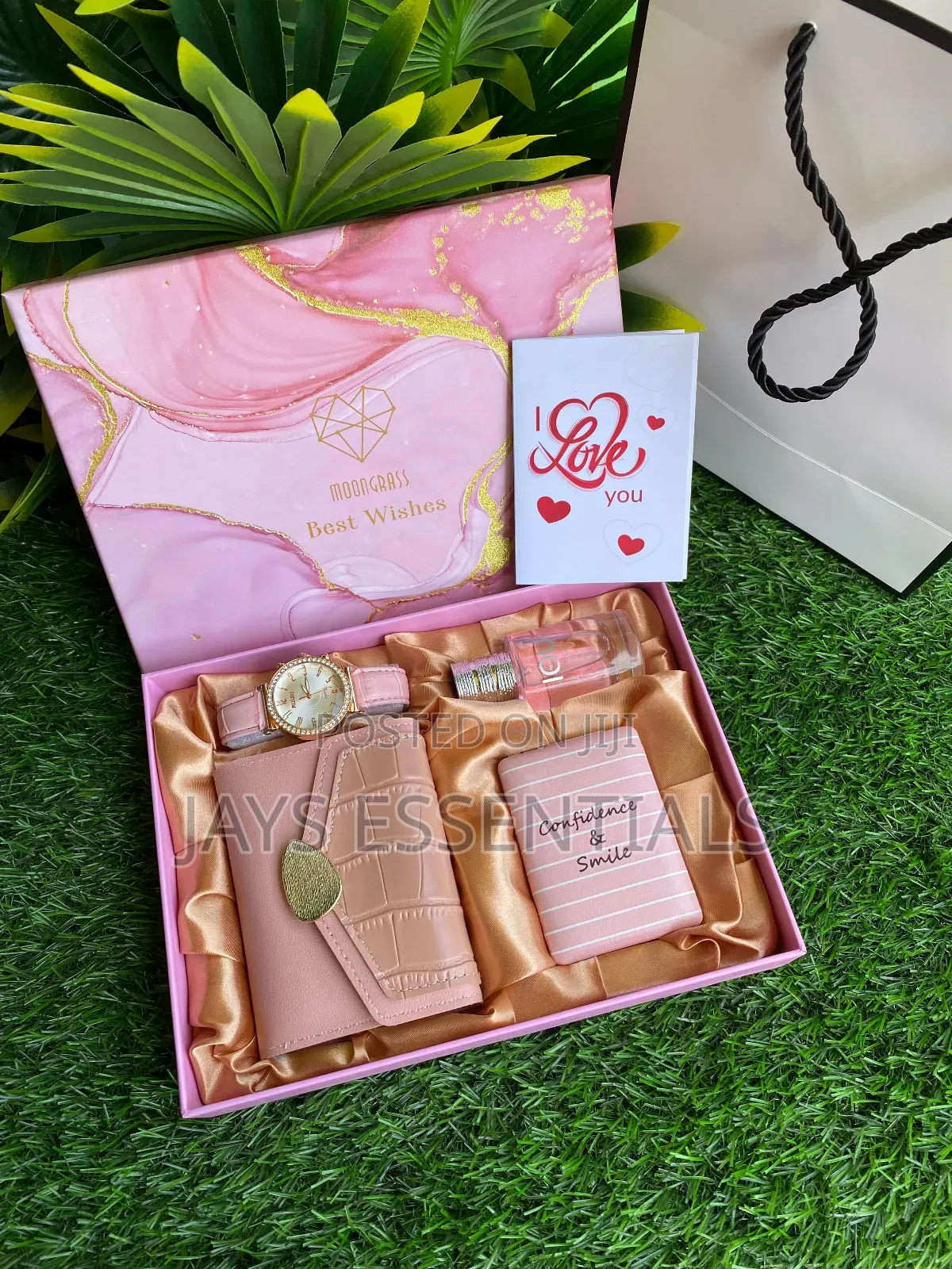 4pc Perfume Watch Valentines Gift Set