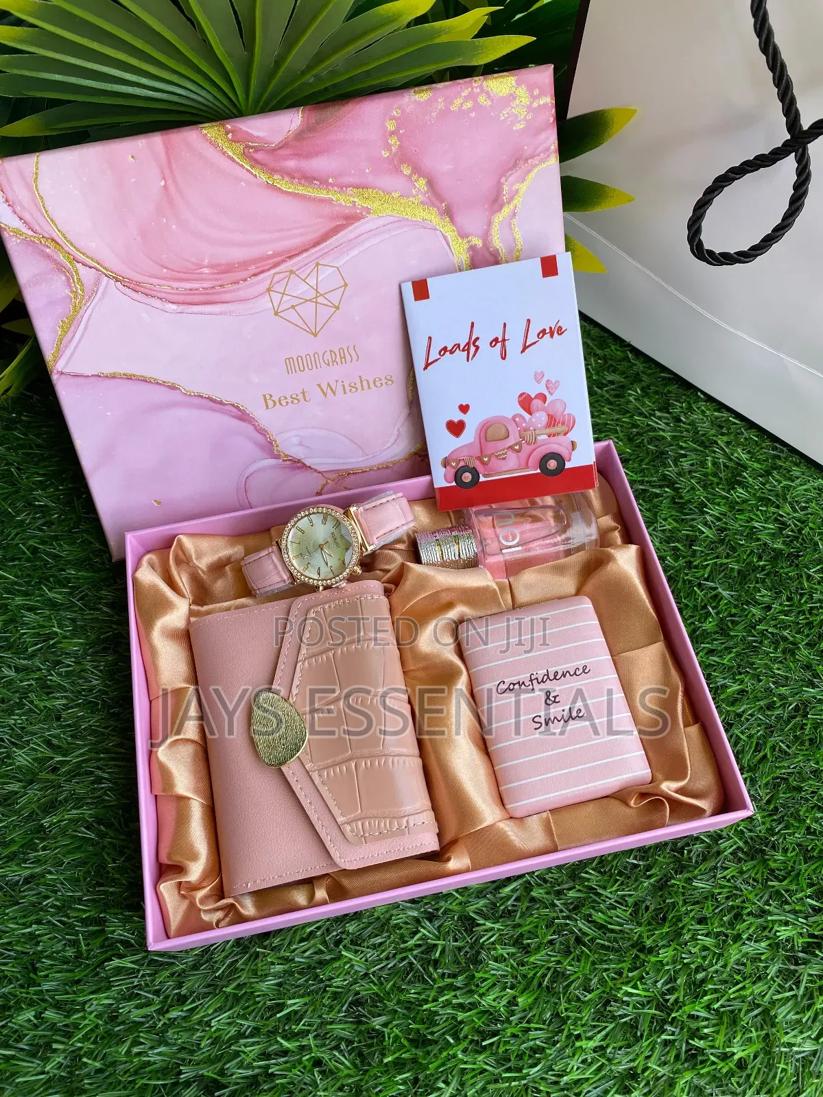 4pc Perfume Watch Valentines Gift Set