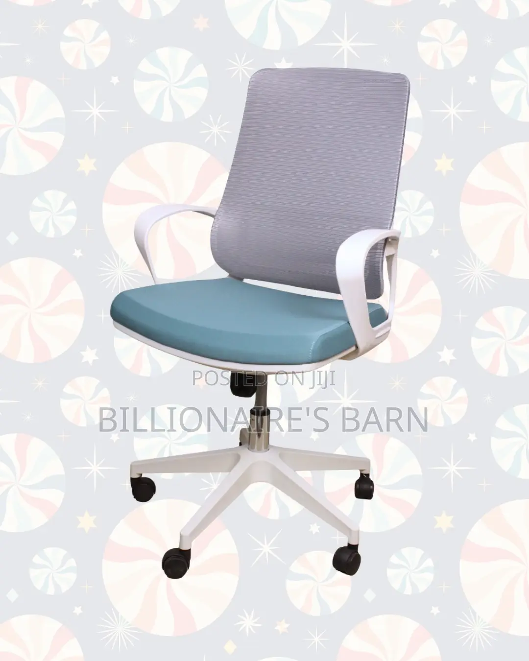 Ergonomic Work Chair for Home and Office —Stable-Lower-Back Support