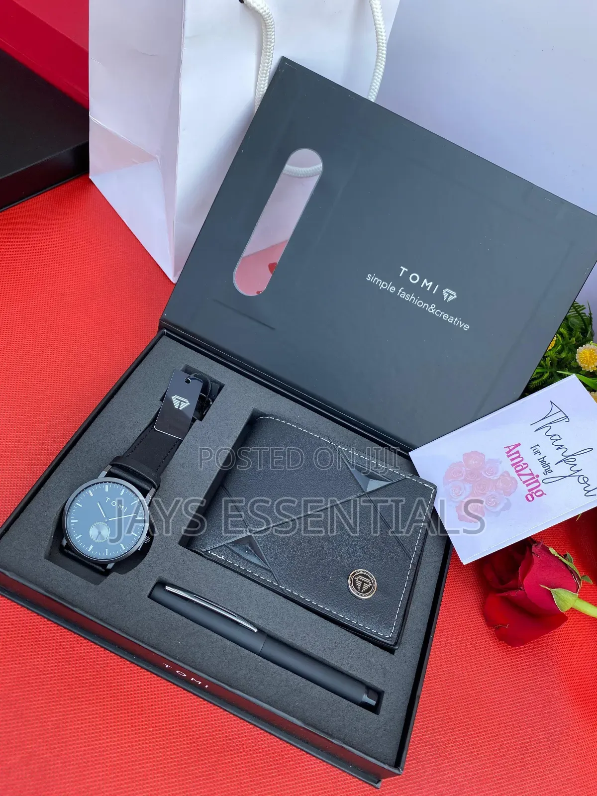 3pc Tomi Gents Mens Valentines Gift Set