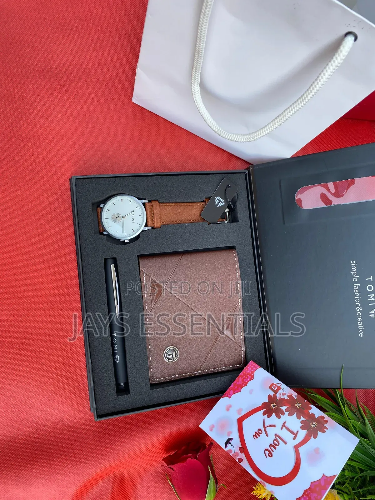 3pc Tomi Gents Mens Valentines Gift Set