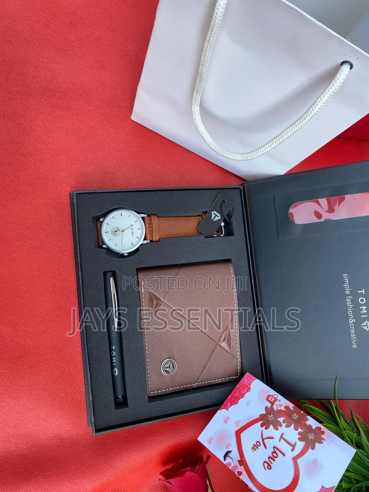 3pc Tomi Gents Mens Valentines Gift Set