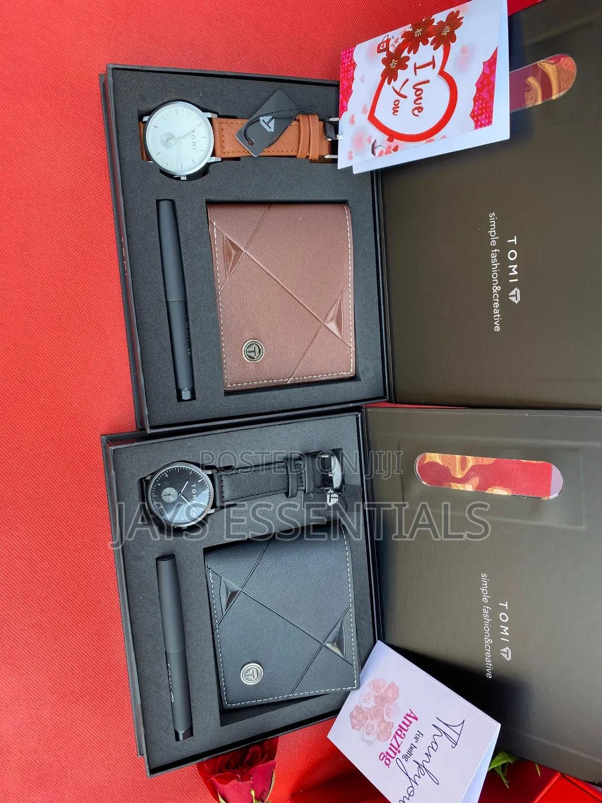 3pc Tomi Gents Mens Valentines Gift Set