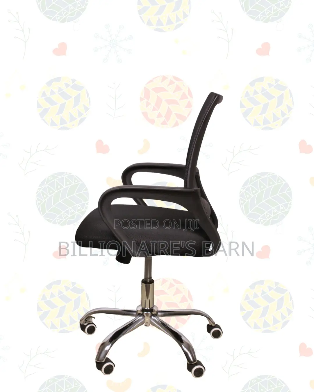 Ergonomic Mesh Office Chair•Professional Look, Lumbar Support Built-In