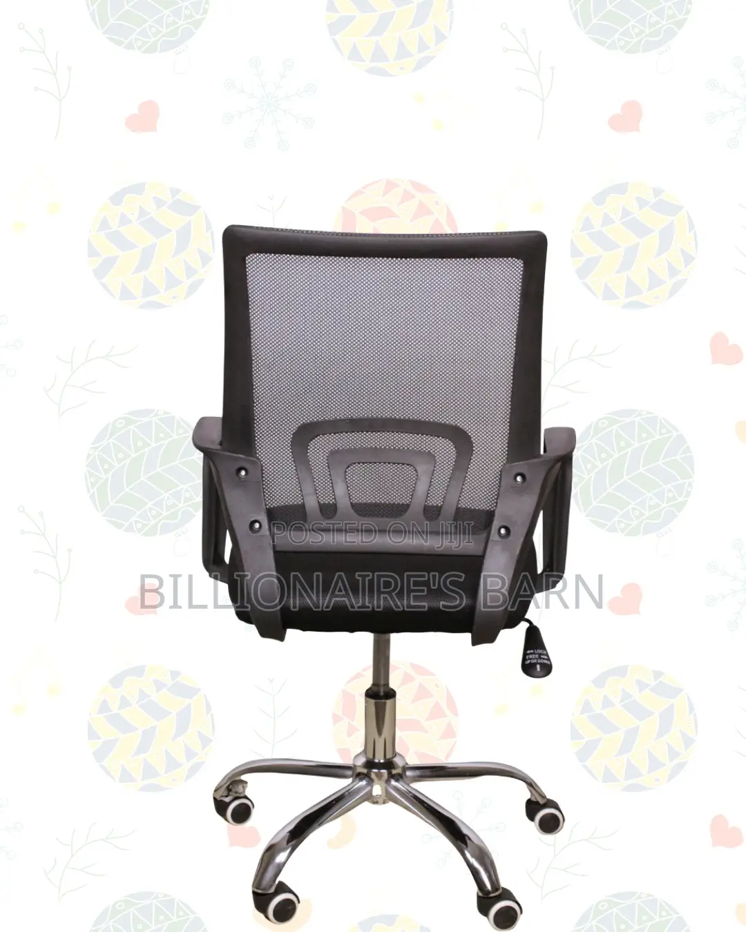 Ergonomic Mesh Office Chair•Professional Look, Lumbar Support Built-In