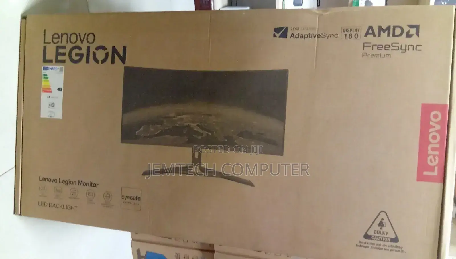 Lenovo Legion R34w-30 34-Inch Va Curved WQHD 180hz Gaming Monitor