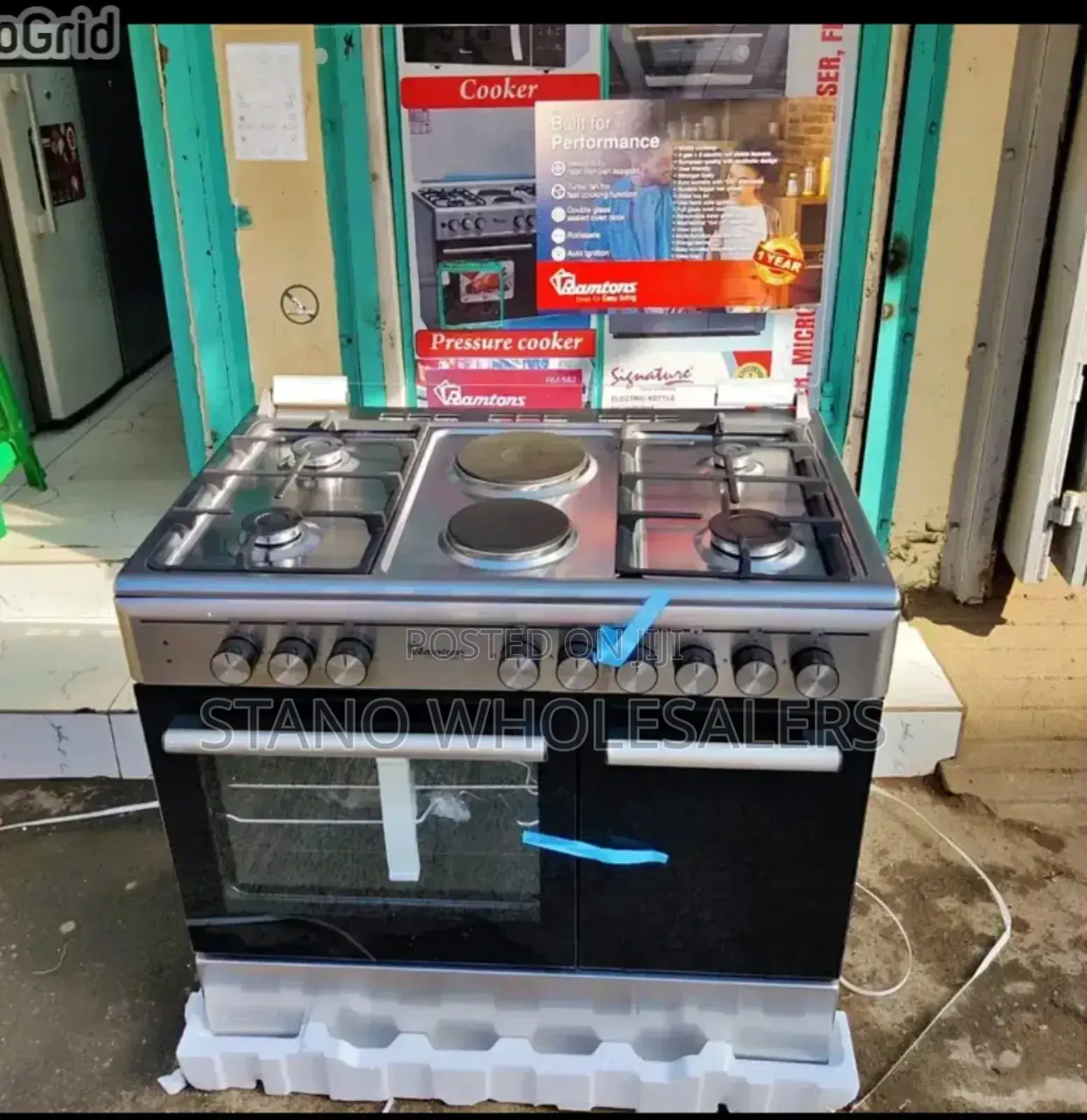 Ramtons Rdet5609ey Cooker 60 by 90 4+2