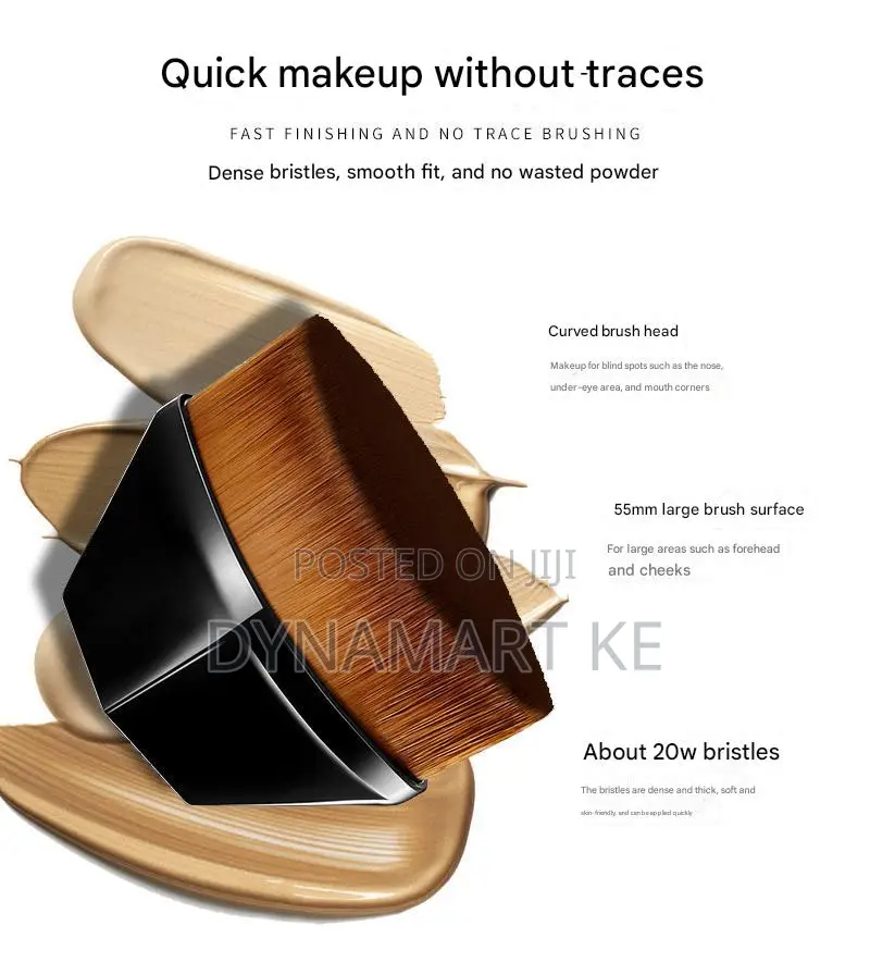 Professional Foundation Brush Kabuki Makeup for Liquid, Cream, Powder