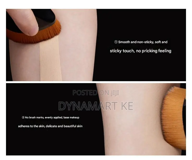 Professional Foundation Brush Kabuki Makeup for Liquid, Cream, Powder