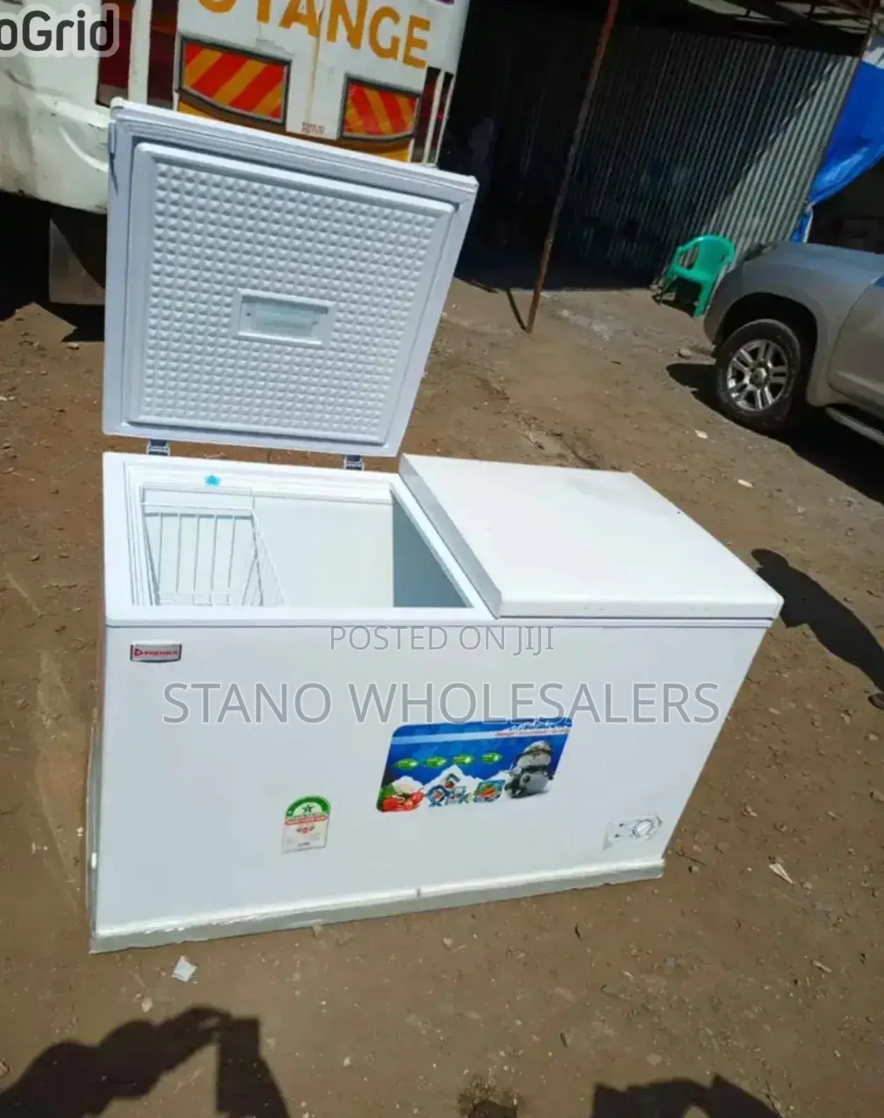 White Coated 400 Litres Premier Deep Pgfr400wrt Freezer